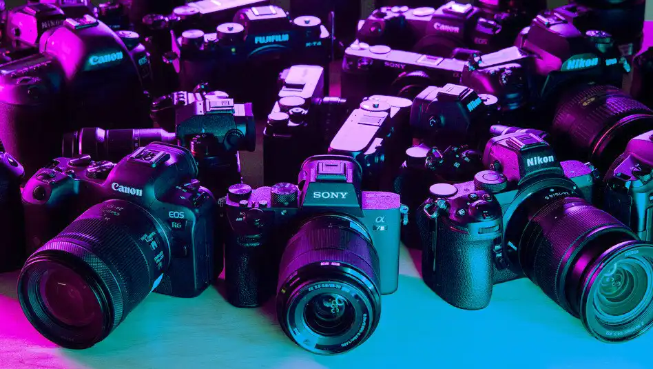 تجهیزات عکاسی تبلیغاتی دوربین حرفه ای